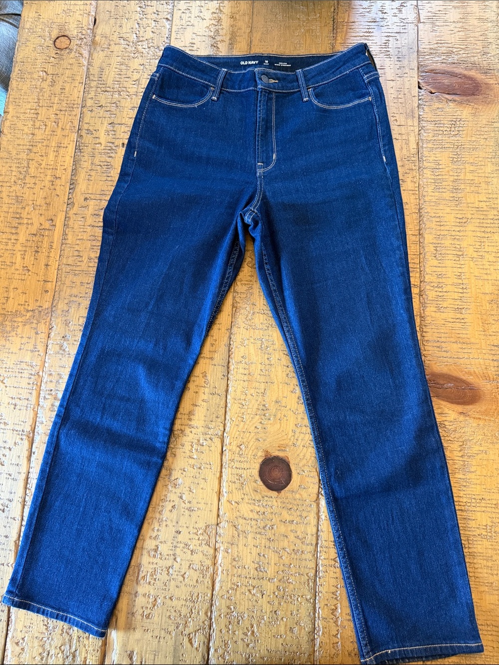 Old Navy Women’s Indigo High Rise Straight Jeans